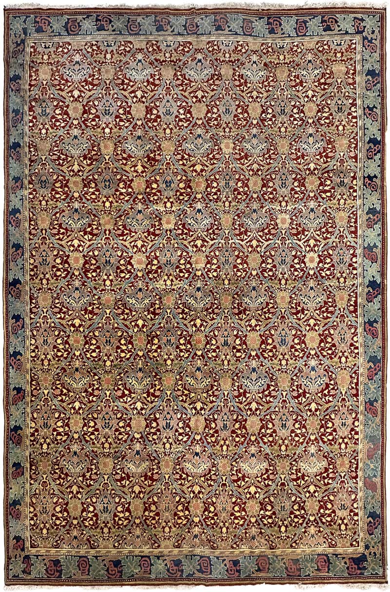 Europe Rug 1920s Needlepoint European Rug Arts and Crafts Period/Savonnerie Design ...