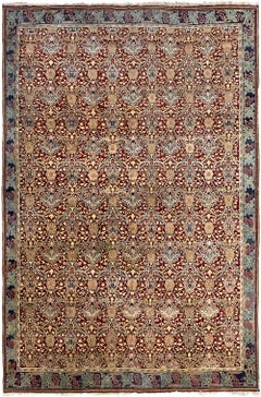 Übergroßer antiker Donegal Teppich Arts & Crafts Teppich Europäischer Jugendstil Teppich