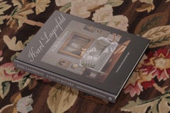 Oversized Antique French Aubusson Rug, Monumental Florals in Chocolate Brown