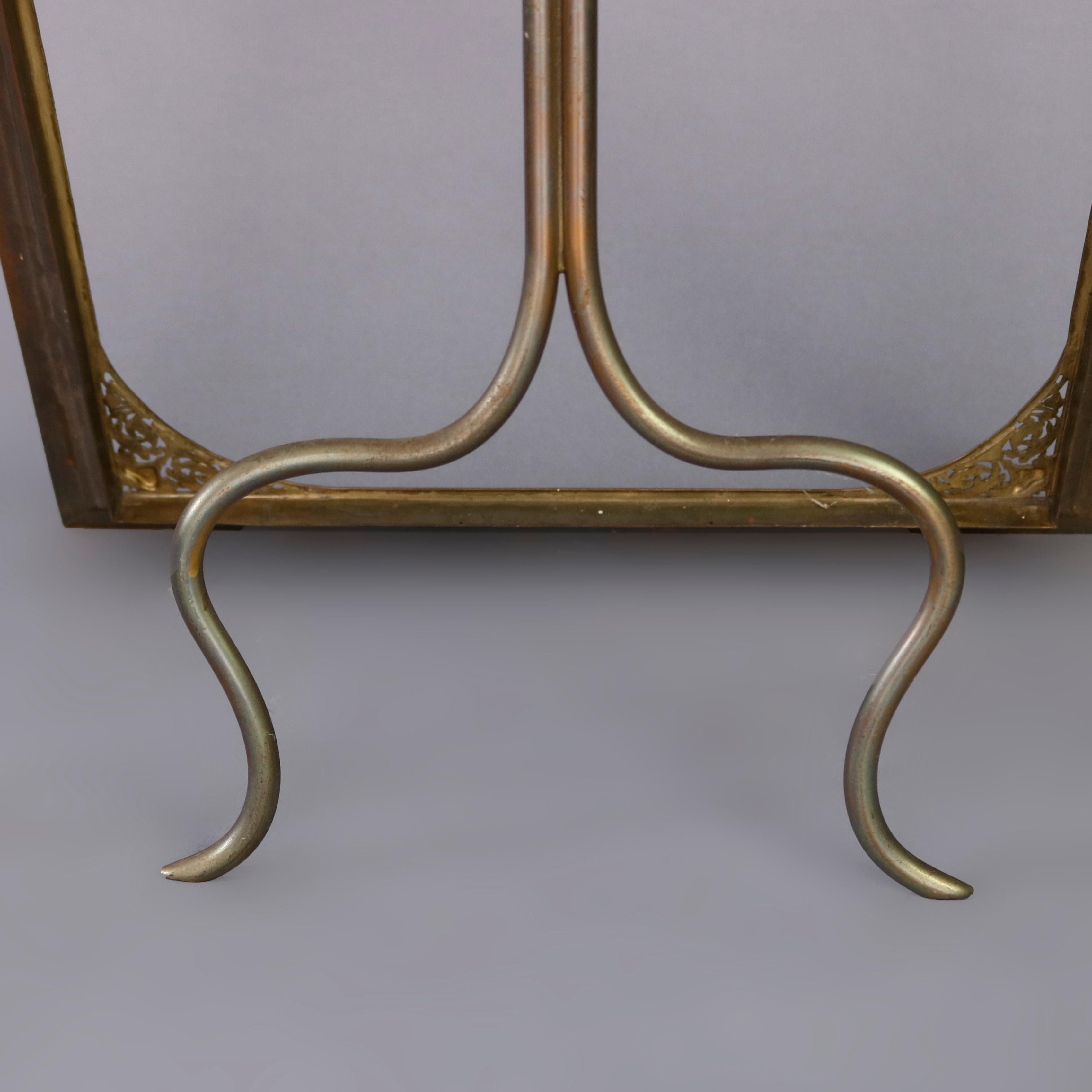 Oversized Antique French Bronze Neoclassical Picture Frame, circa 1910 1