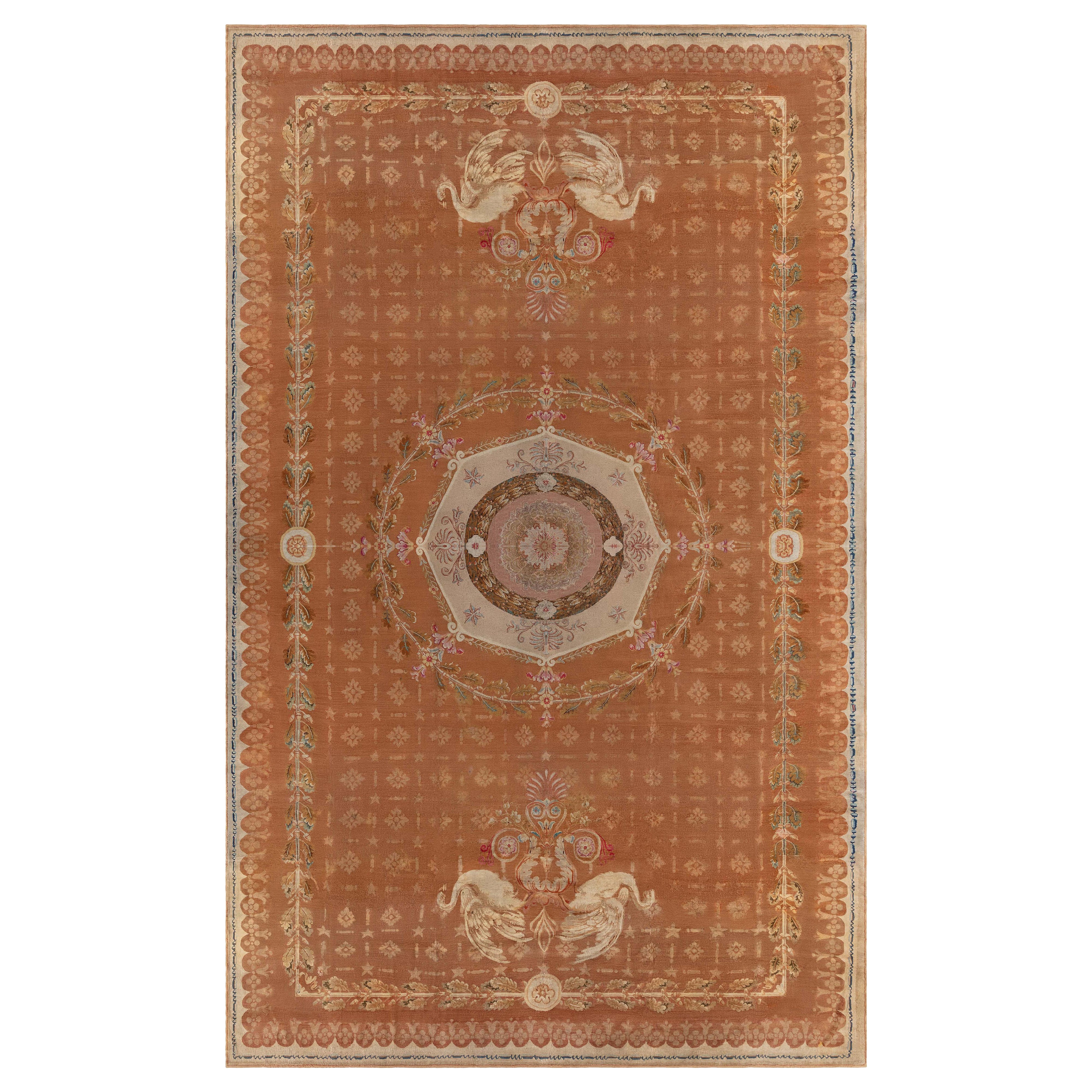 Oversized Antique French Directoire Savonnerie Rug Doris Leslie Blau