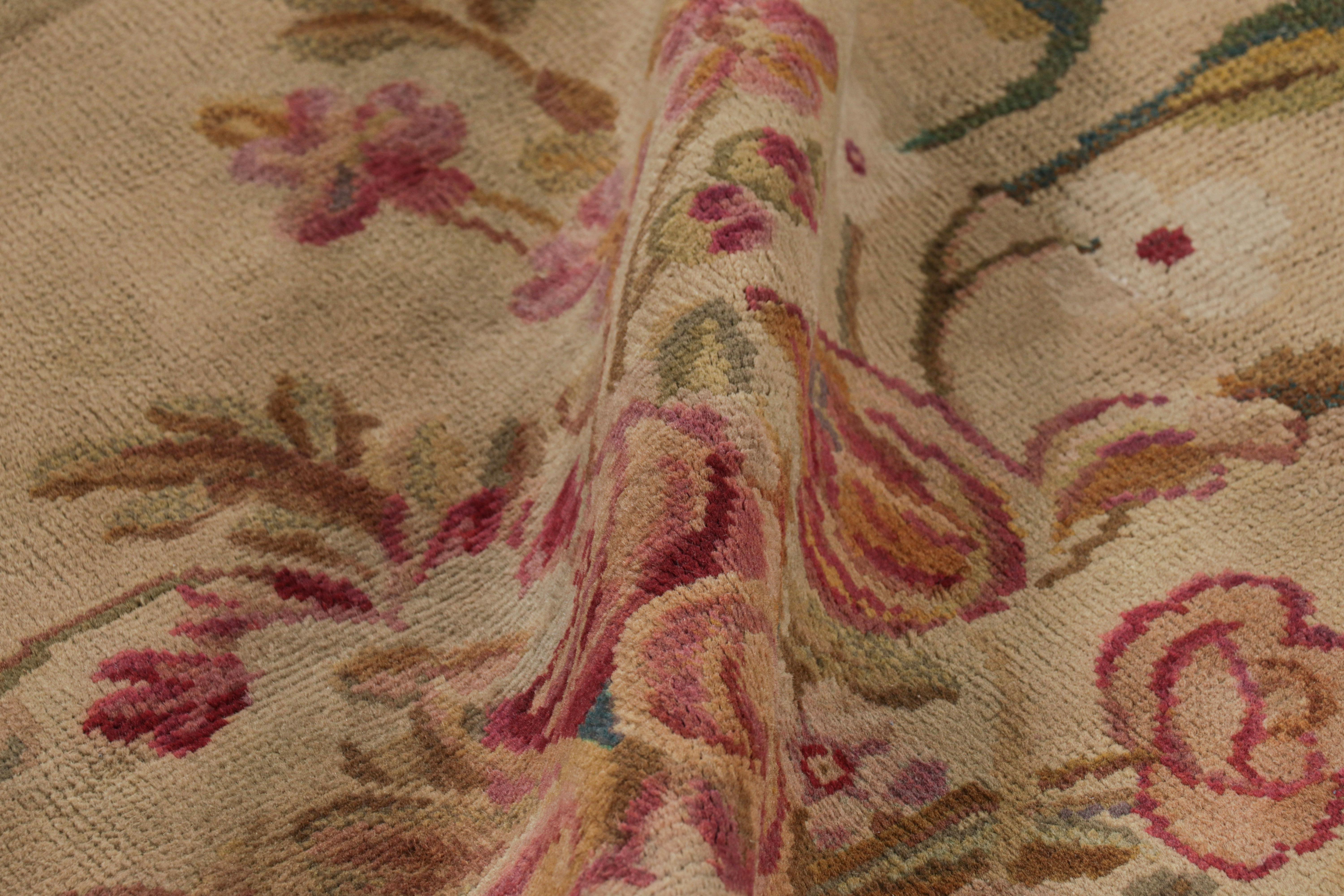 Antiker französischer Savonnerie-Teppich in Übergröße mit Blumenmuster (Spätes 18. Jahrhundert) im Angebot
