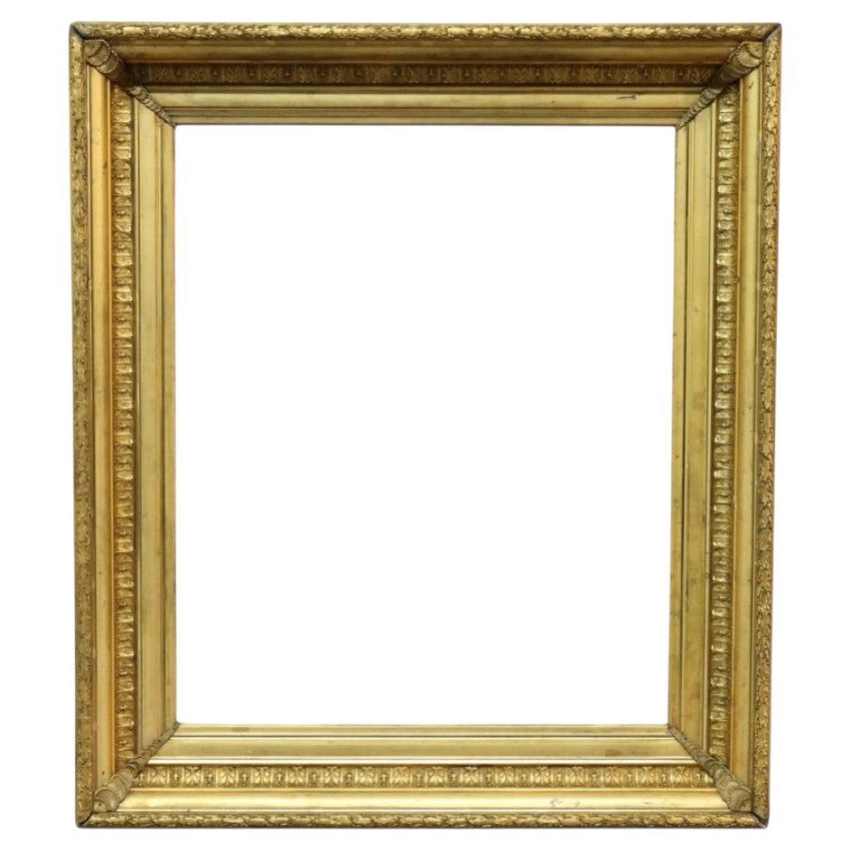 Oversized Antique Gilt Wood Art Frame C1890