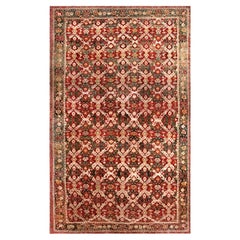 Übergroßer antiker indischer Agra-Teppich. 18 ft 2 in x 30 ft 10 in