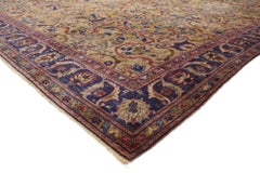 Oversized Antique Indian Agra Carpet, 23'00 x 23'07