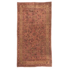 Oversized Antique Irish Donegal Rug, Autumn in Ireland