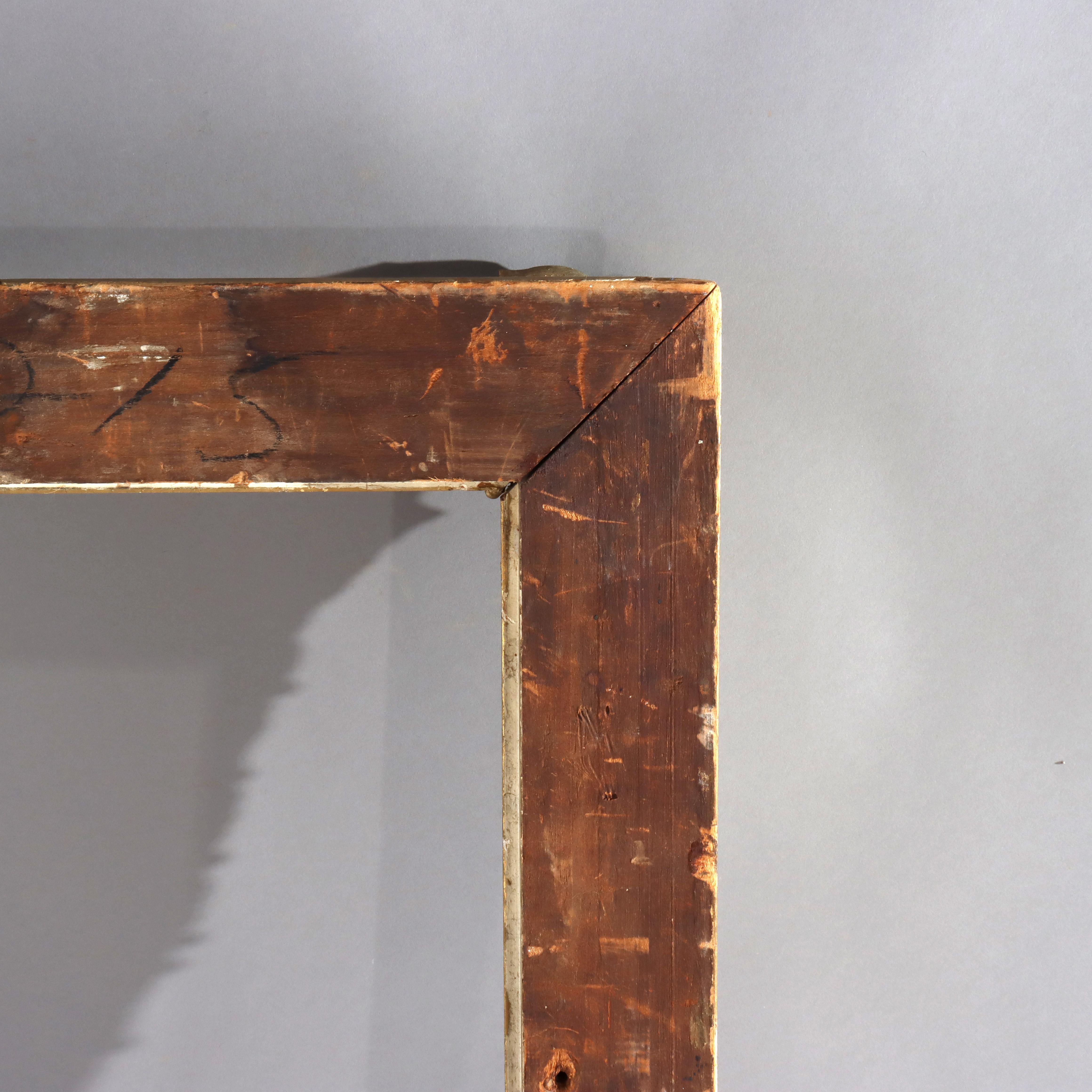 Cadre ancien surdimensionné Johnson & Copping sculpté en bois doré signé C1900 en vente 6