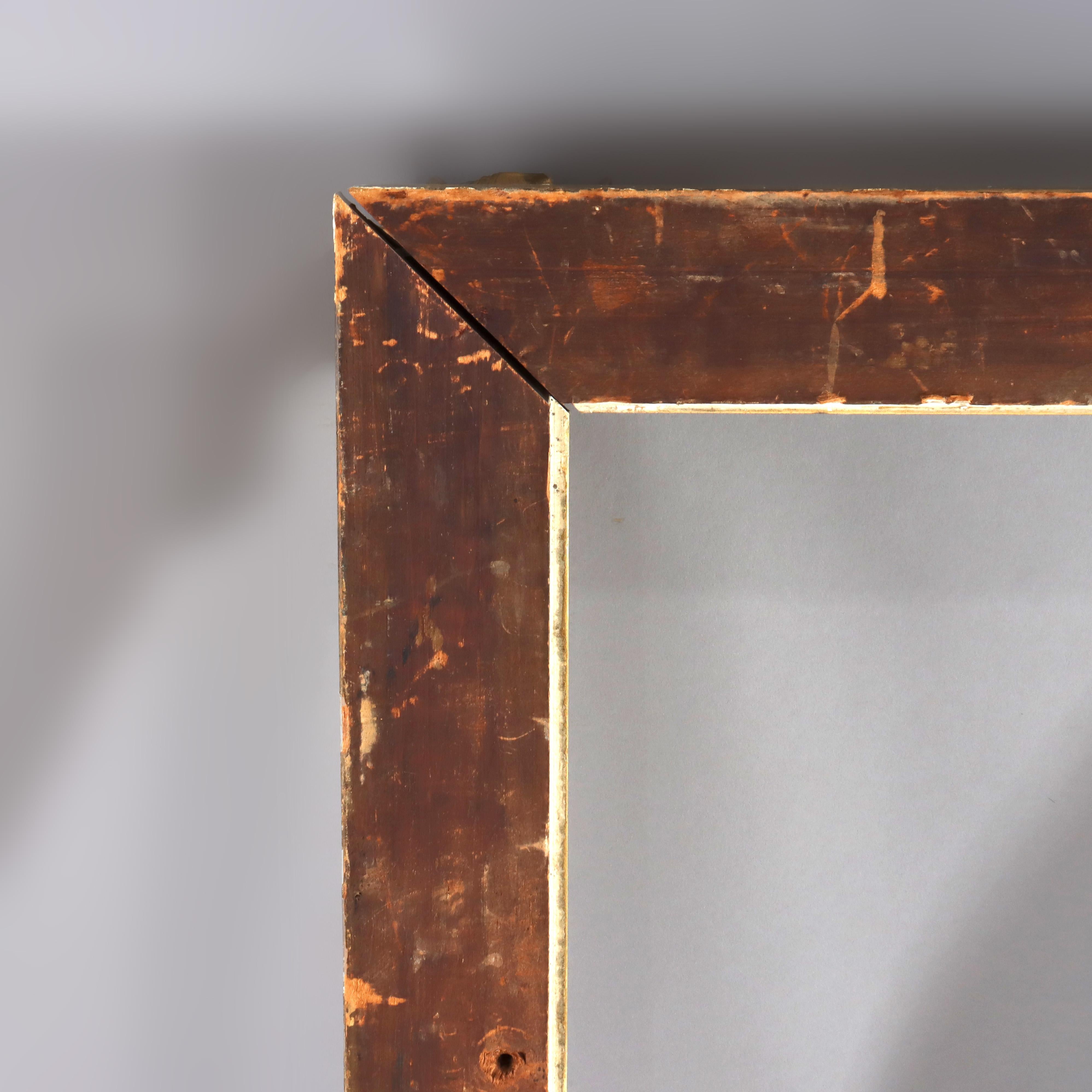 Cadre ancien surdimensionné Johnson & Copping sculpté en bois doré signé C1900 en vente 4
