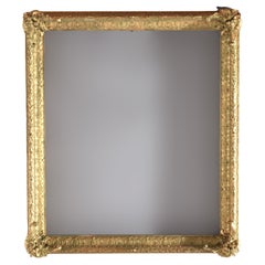 Oversized Antique Johnson & Copping Carved Gilt Wood Frame Signed C1900