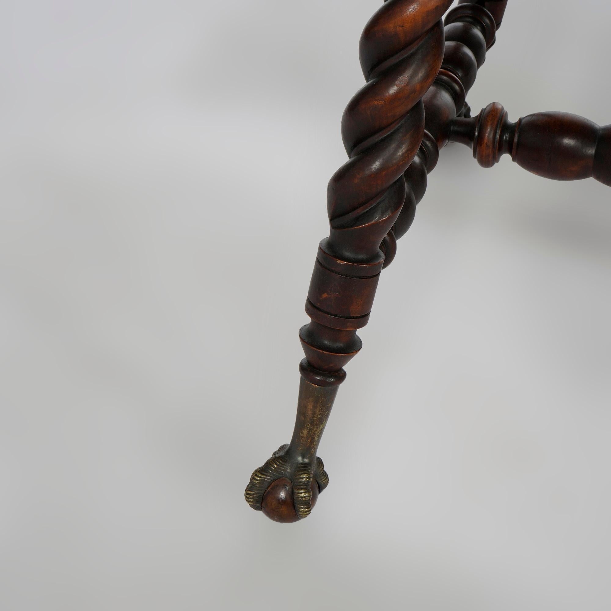 Table de barley surdimensionne en acajou ancien de l'cole Hunzinger, vers 1900 en vente 8