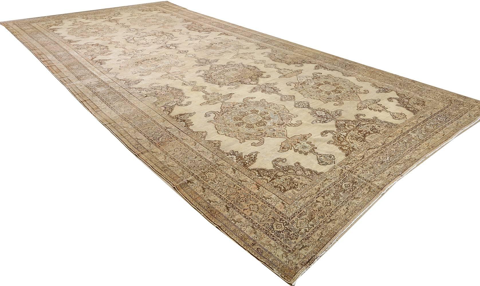 Hand-Knotted Nazmiyal Collection Antique Malayer Persian Rug. Size: 13 ft 3 in x 26 ft 7 in 
