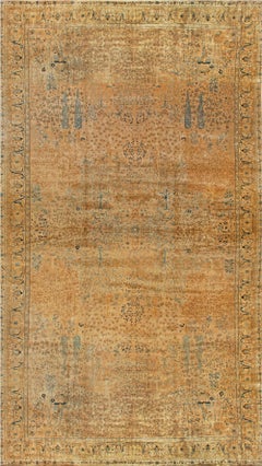 Oversized Antique North Indian Handmade Wool Rug