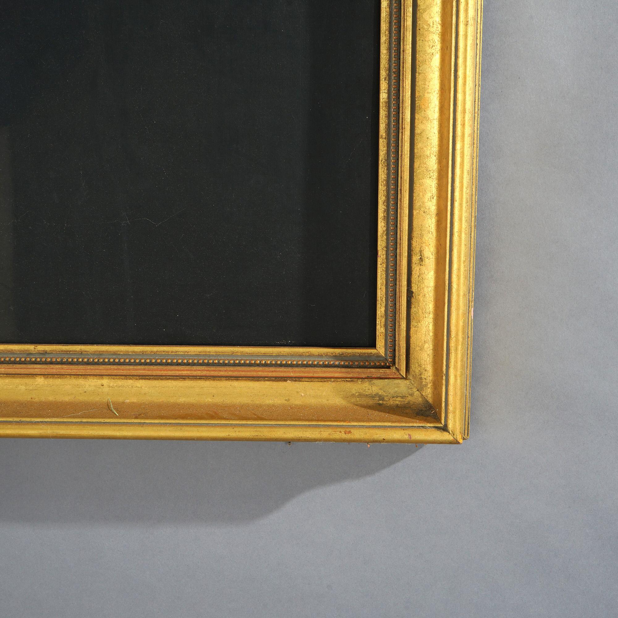 Oversized Antique Oil On Canvas Portrait Painting of a Baron C1890 2