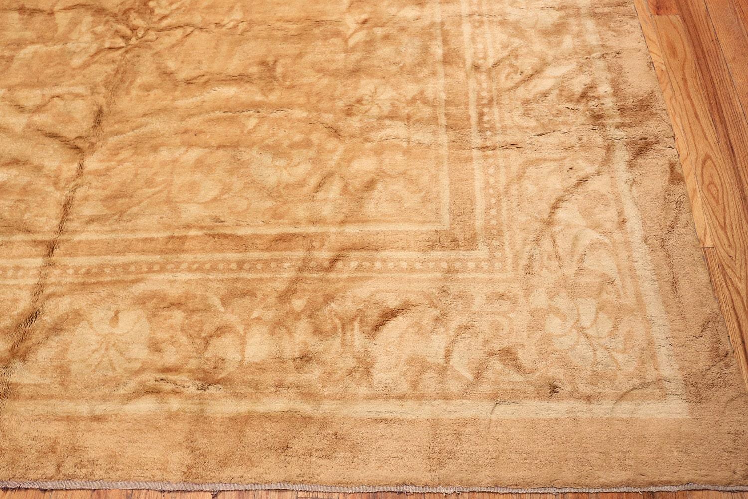 Hand-Woven Oversized Antique Oriental Indian Agra Rug 15'10