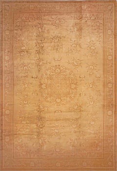 Oversized Antique Oriental Indian Agra Rug 15'10" x 24'