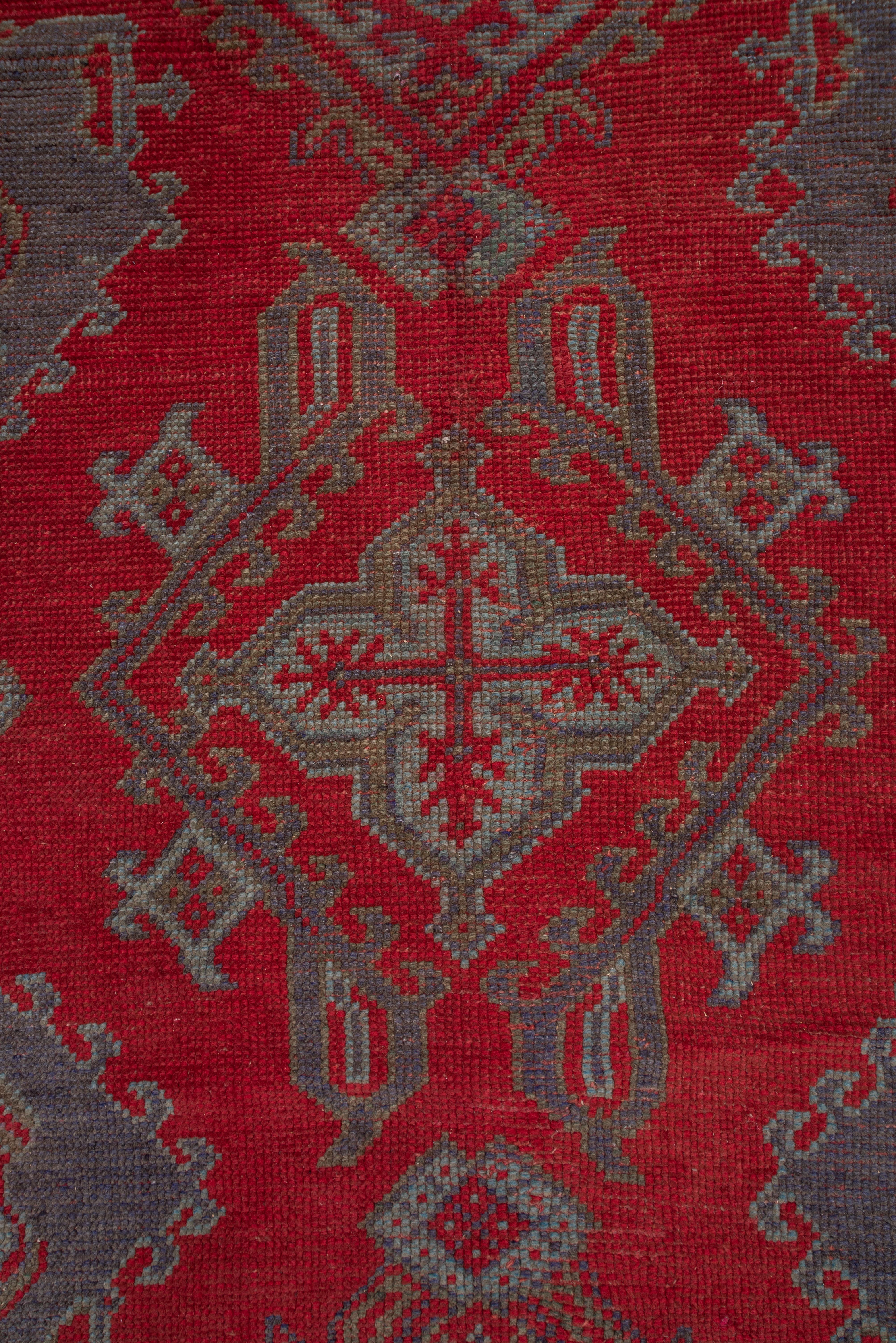 Turkish Oversized Antique Oushak Carpet For Sale