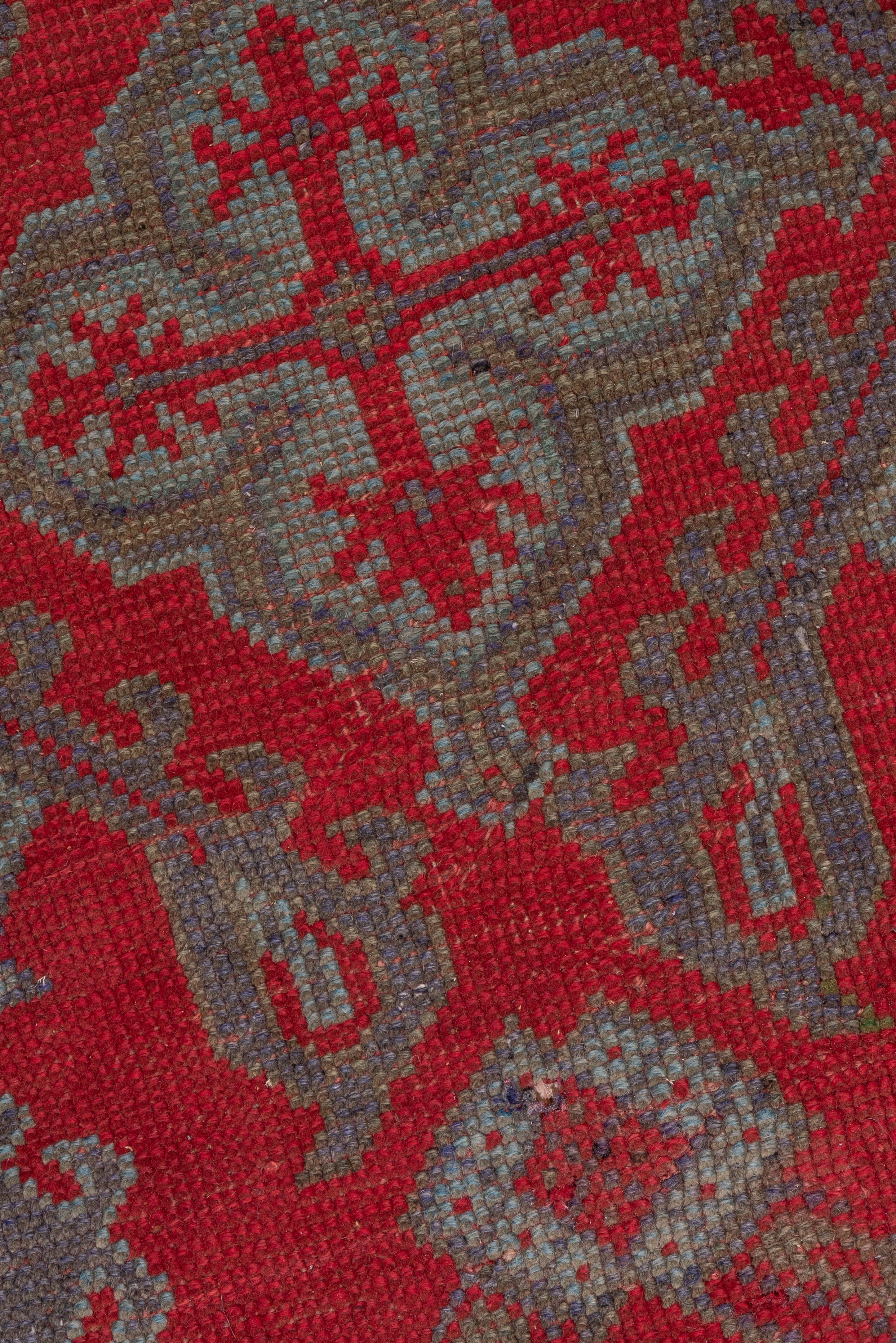 Wool Oversized Antique Oushak Carpet For Sale