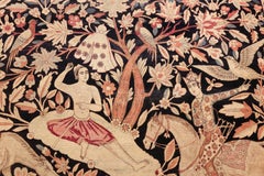 Antique Persian Hunting Scene Kerman Rug. Size: 14' 8" x 22' 8"