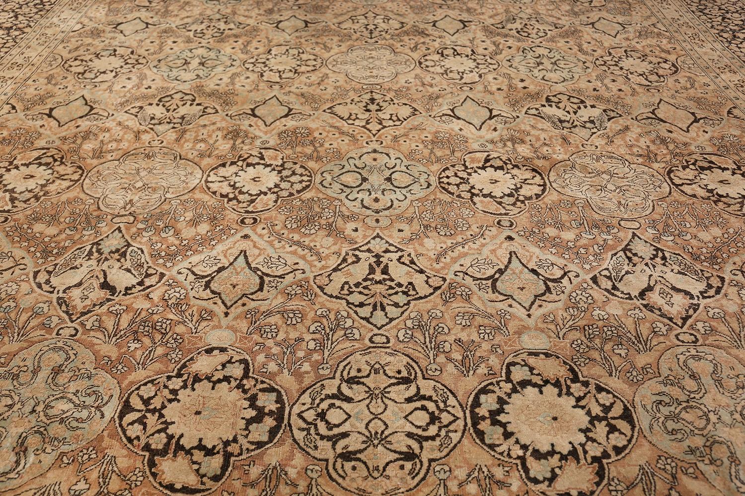 Antiker persischer Khorassan-Teppich. Größe: 13 Fuß 4 Zoll x 27 Fuß 4 Zoll im Angebot 3