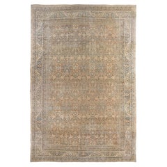 Übergroßer antiker persischer Kirman-Teppich in Brown