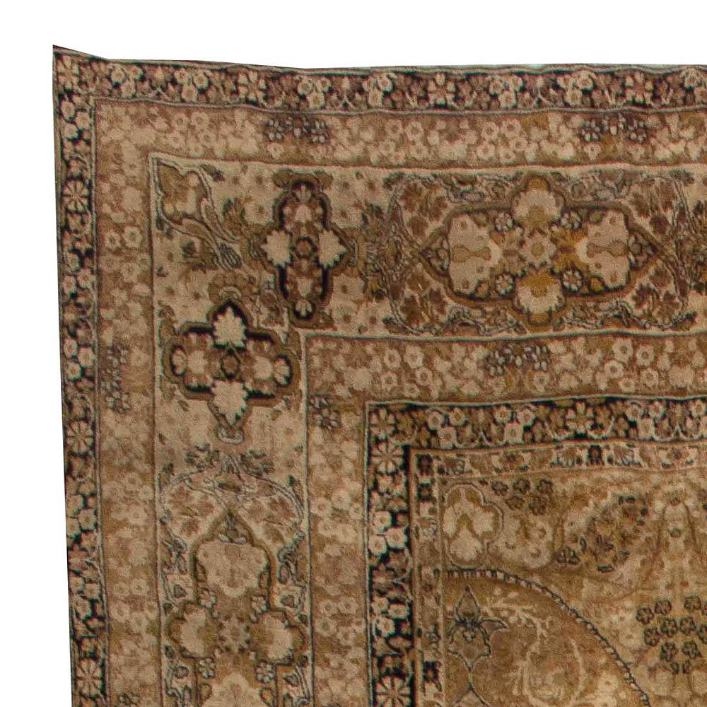 19th Century Oversized Antique Persian Kirman Rug For Sale