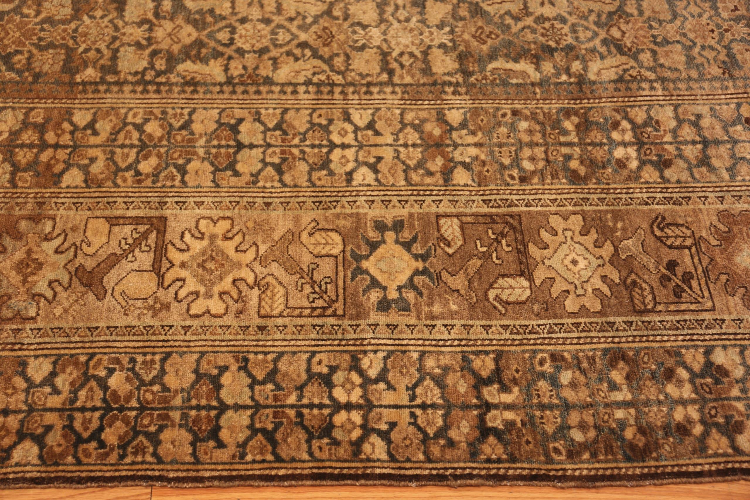 Oversized Antique Persian Malayer Rug, country of origin: Persia, circa 1920. Size: 10 ft 4 in x 22 ft 2 in (3.15 m x 6.76 m)