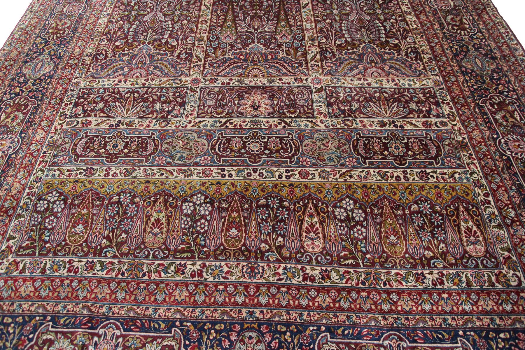 Oversized Antique Persian Rug Kermanshah Rug Lavar Rug Kork Palace 1890 For Sale 4