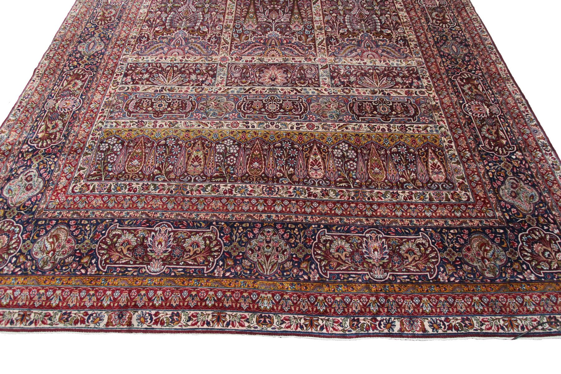 Oversized Antique Persian Rug Kermanshah Rug Lavar Rug Kork Palace 1890 For Sale 5