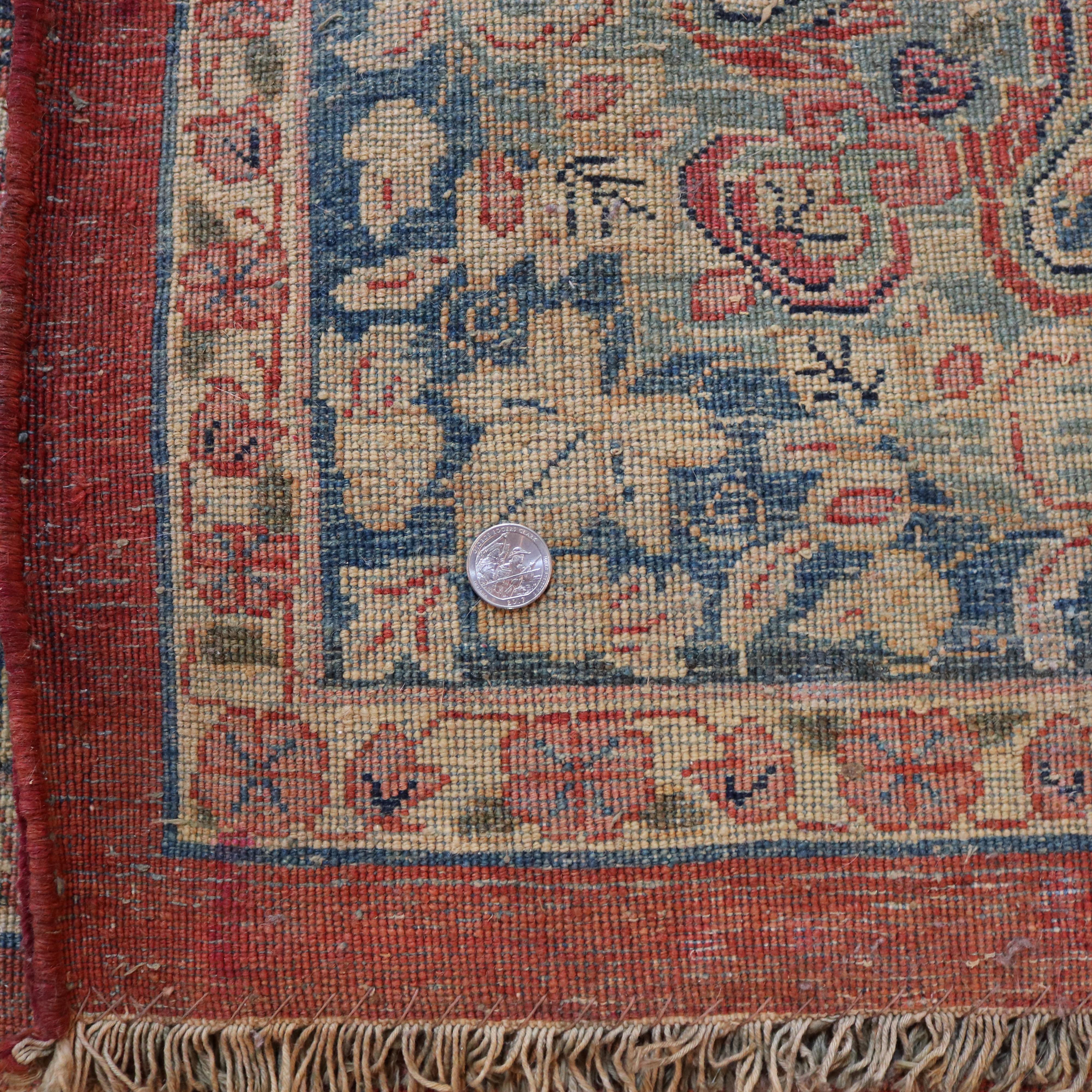 Antiker persischer Sarouk-Wollteppich in Übergröße aus Sarouk, um 1920 im Angebot 11