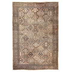 Oversized Antique Persian Sultanabad Rug. Size: 14 ft x 20 ft 7 in