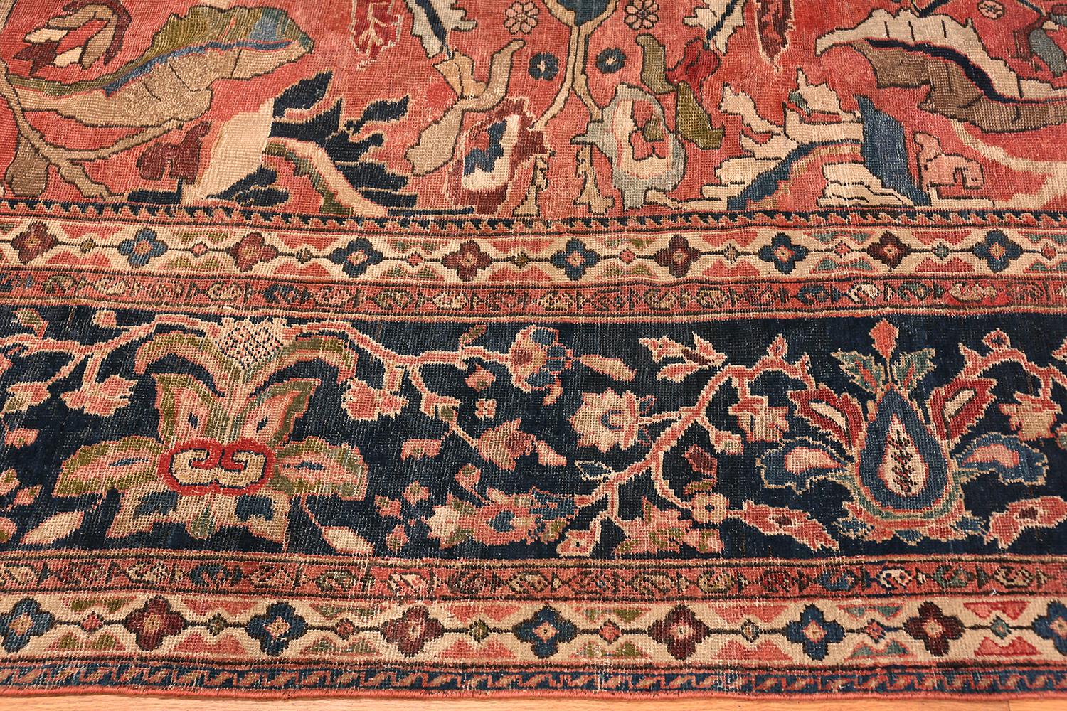 Beautiful antique Persian Sultanabad rug, country of origin: Persia, date circa 1880 - Size: 17 ft. 6 in x 31 ft. 2 in (5.33 m x 9.5 m).