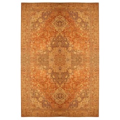 Oversized Antique Persian Tabriz Haji Jalili Carpet 21'2" x 32'3"