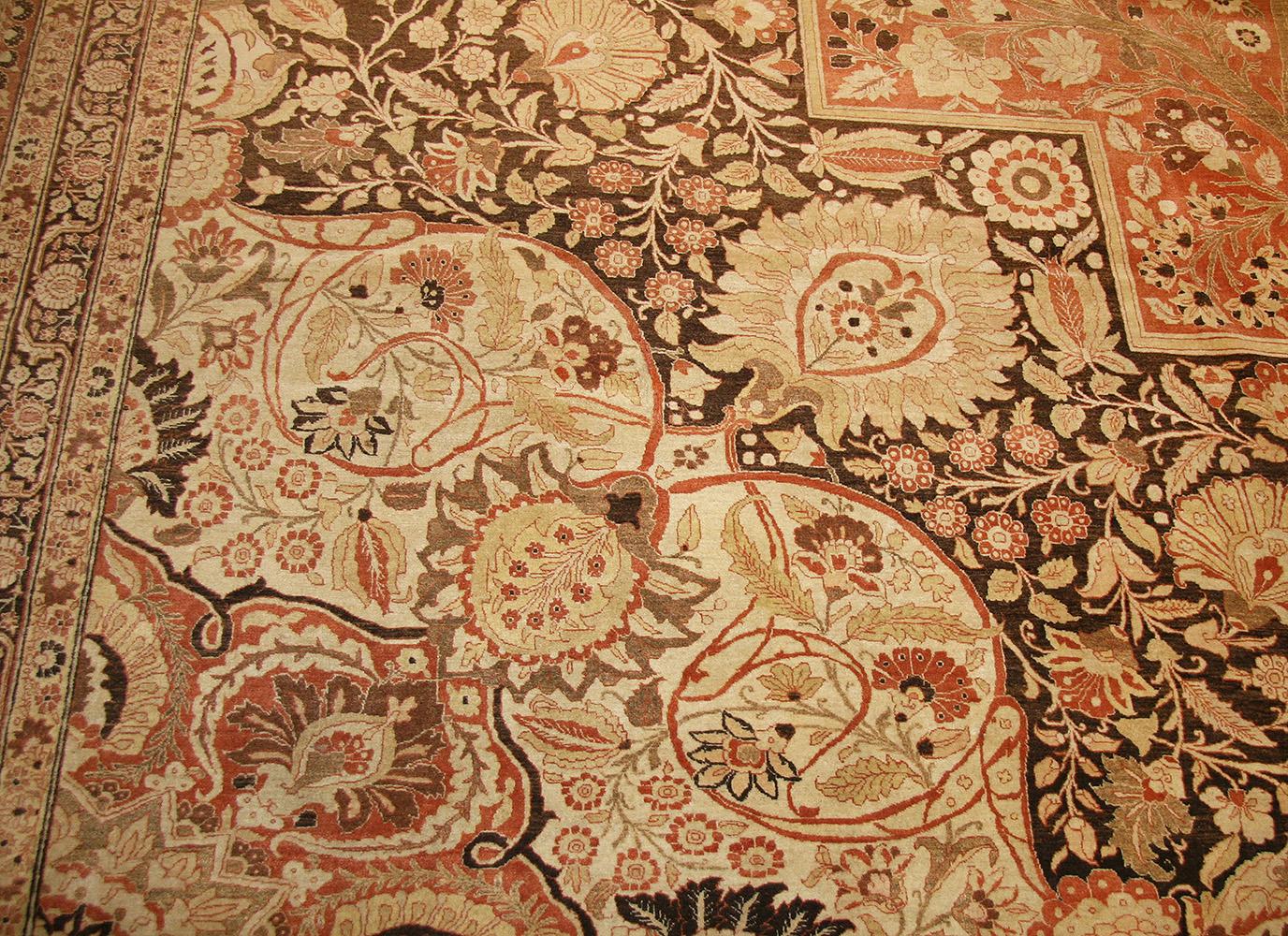 Nazmiyal Collection Antique Persian Tabriz Haji Jalili Carpet. 21' 2" x