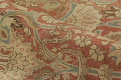 Oversized Antique Persian Tabriz Rug with Floral Arabesque Design - Rug & Kilim