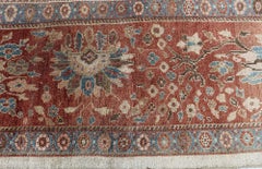 Oversized Antique Sultanabad Beige Rug - c. 1900 (Size Adjusted)