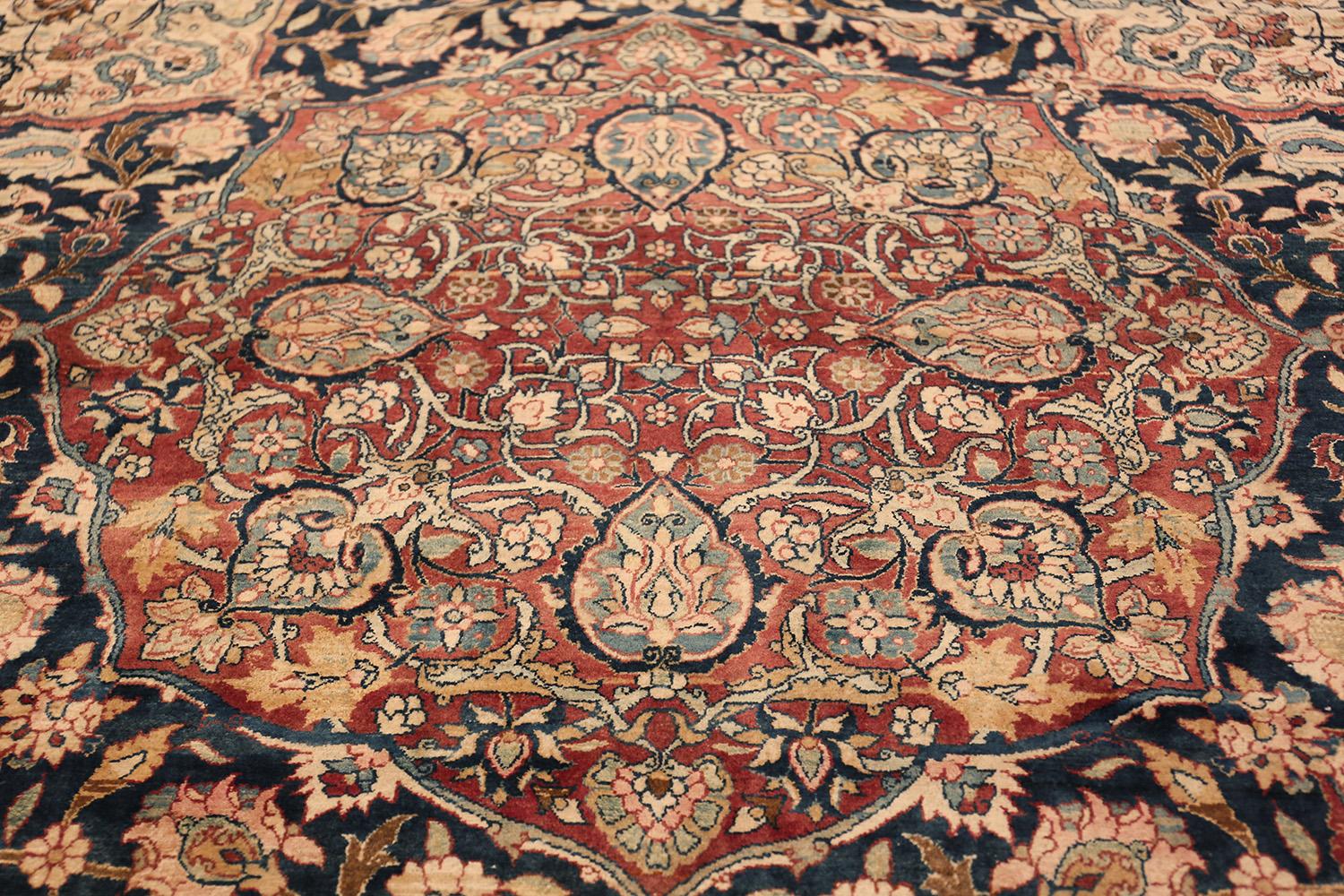 Oversized Antique Tehran Persian Carpet. Size: 14 ft 3 in x 22 ft 3 in 4