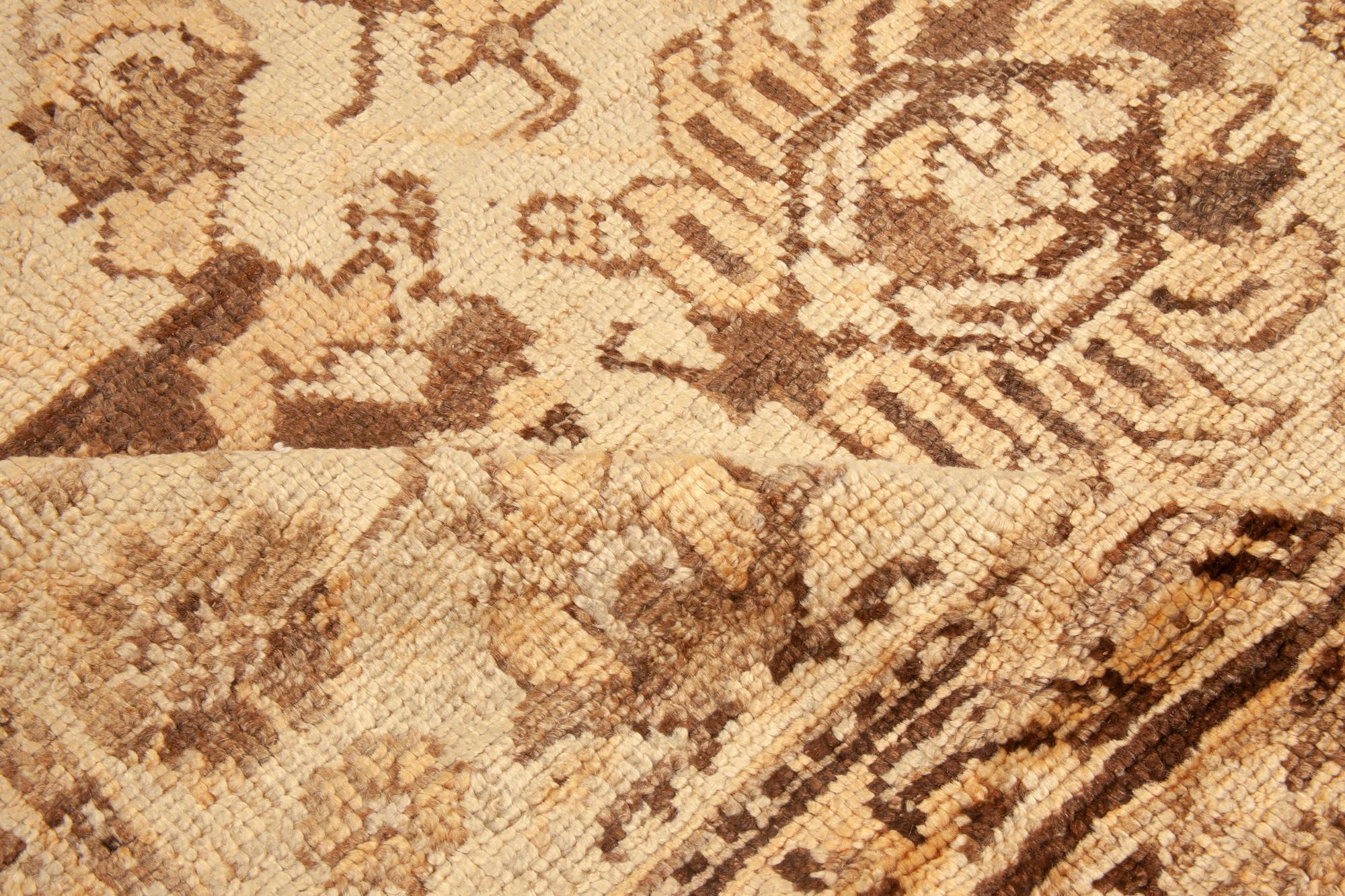 Alfombra turca antigua de lana hecha a mano Oushak de gran tamaño
Tamaño: 487 × 548 cm (16'0