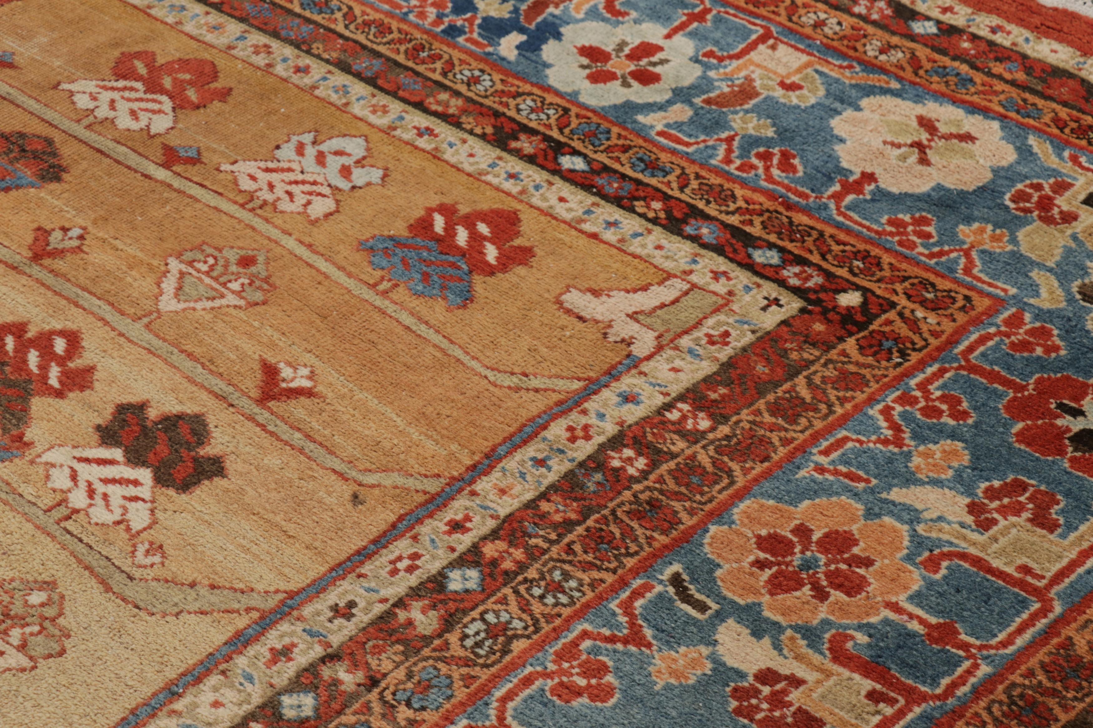 Übergroßer antiker Zeigler-Teppich in Rot und Rost mit Mihrab-Design - Rug & Kilim im Angebot 1