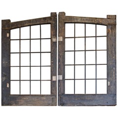 Antique Oversized Armory Windows