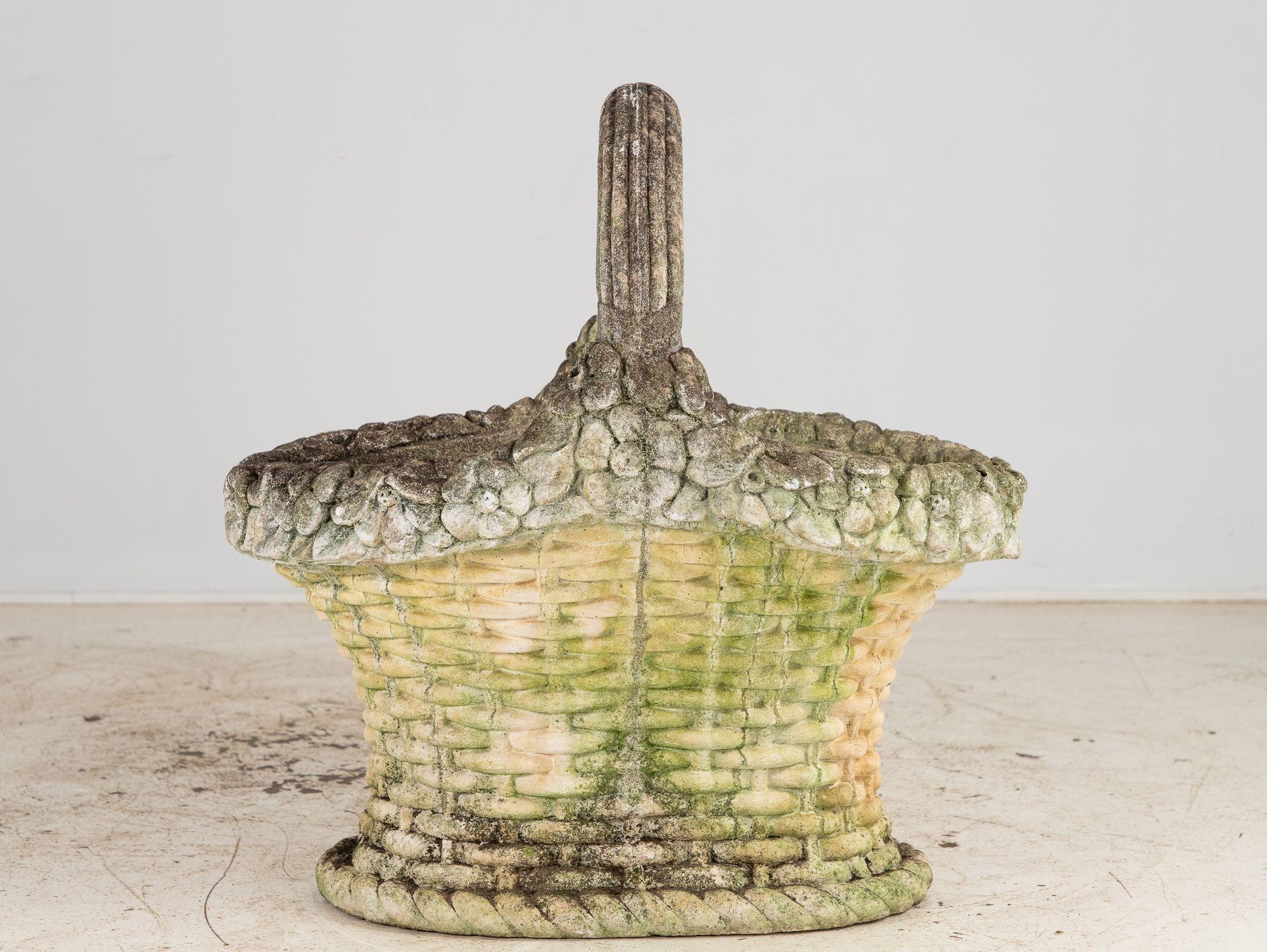 Jardinière surdimensionnée avec poignée, béton, Angleterre 20ème siècle en vente 3