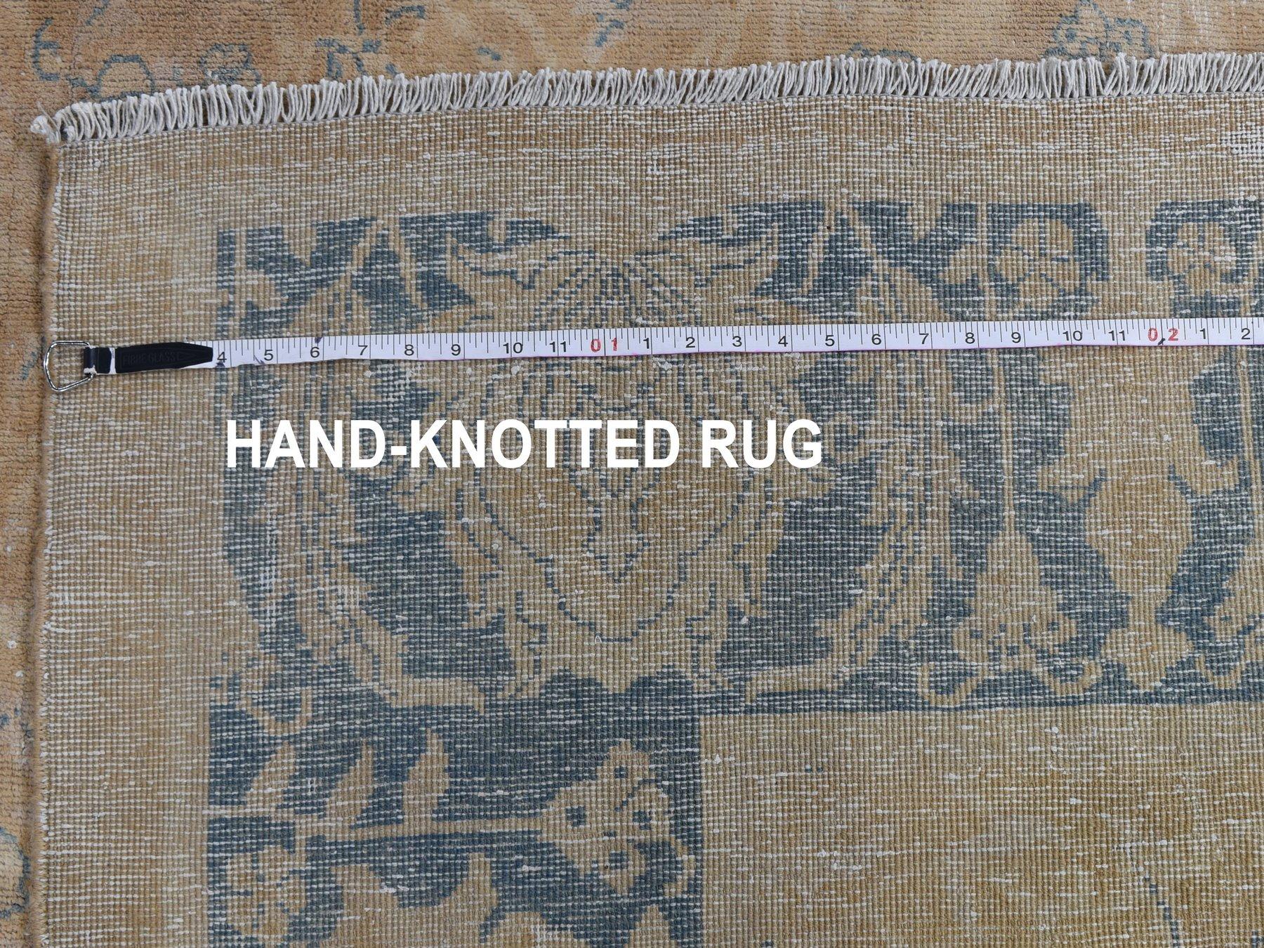 Oversized Beige Antique Turkish Sivas Hand Knotted Oriental Rug 4