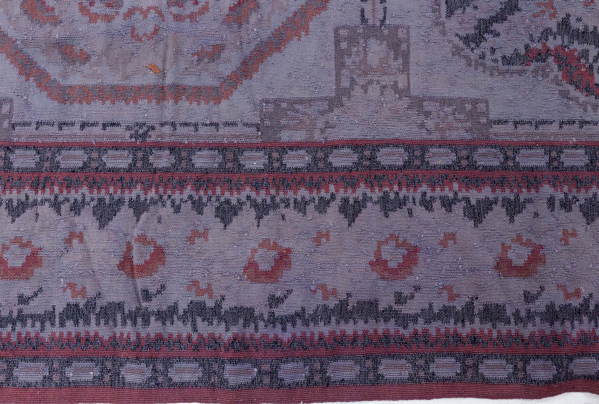 Oversized Bessarabian Design Handmade Wool Rug by Doris Leslie Blau For Sale 1