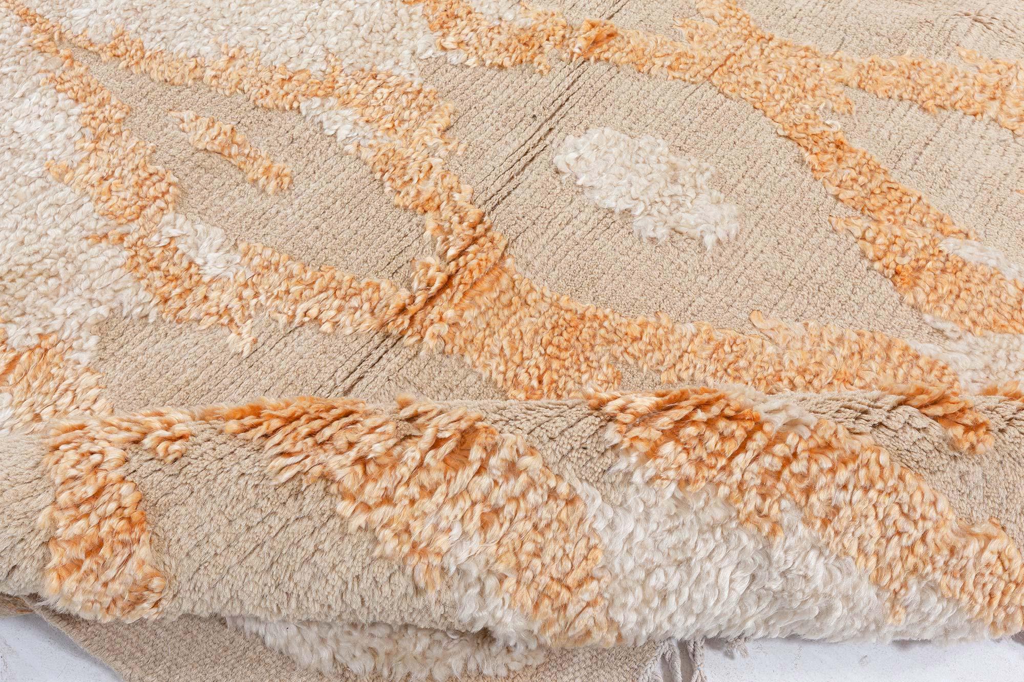 Modern Oversized Bold Kasuri Wool Rug by Doris Leslie Blau For Sale
