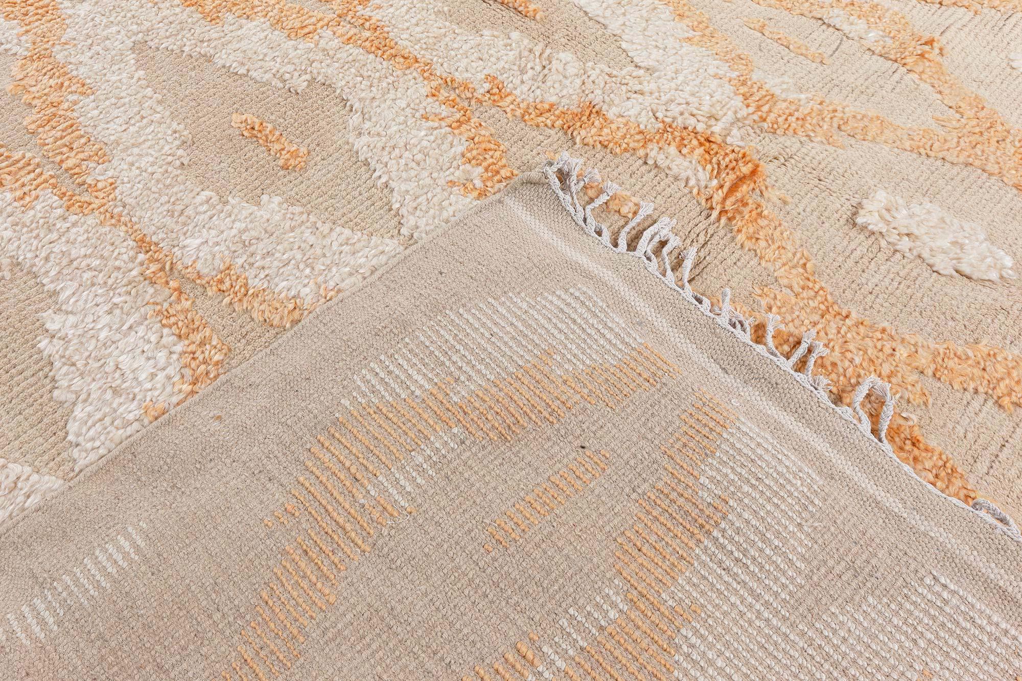 Oversized Bold Kasuri Wool Rug by Doris Leslie Blau For Sale 1
