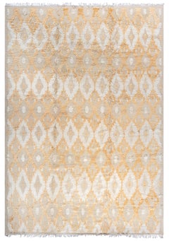 Oversized Bold Kasuri Wool Rug by Doris Leslie Blau