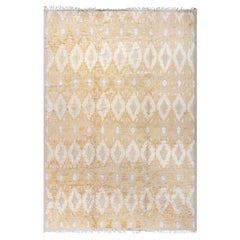 Oversized Bold Kasuri Wool Rug by Doris Leslie Blau