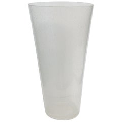 Oversized Bollicine Murano Glass Vases