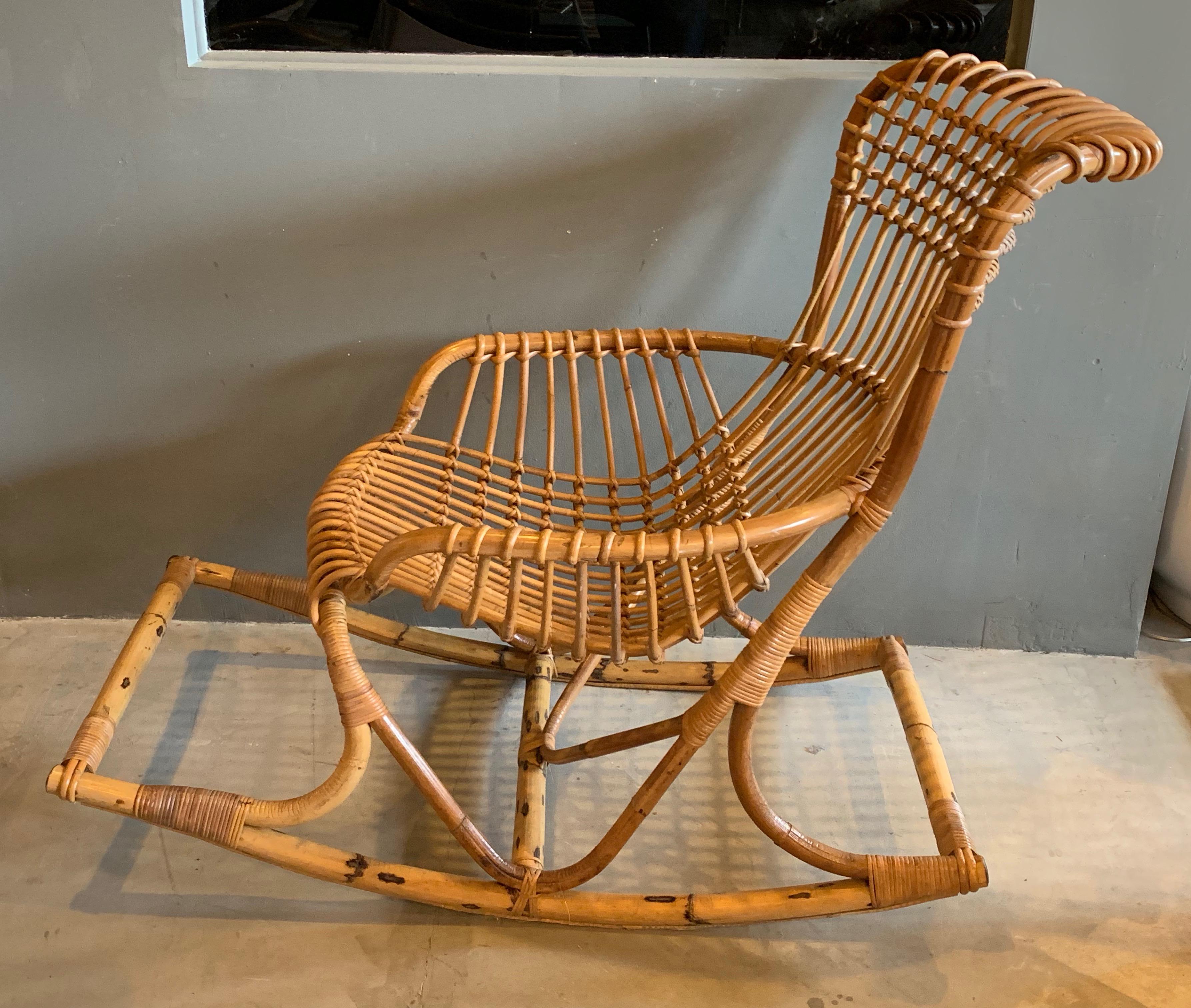 bamboo easy chair