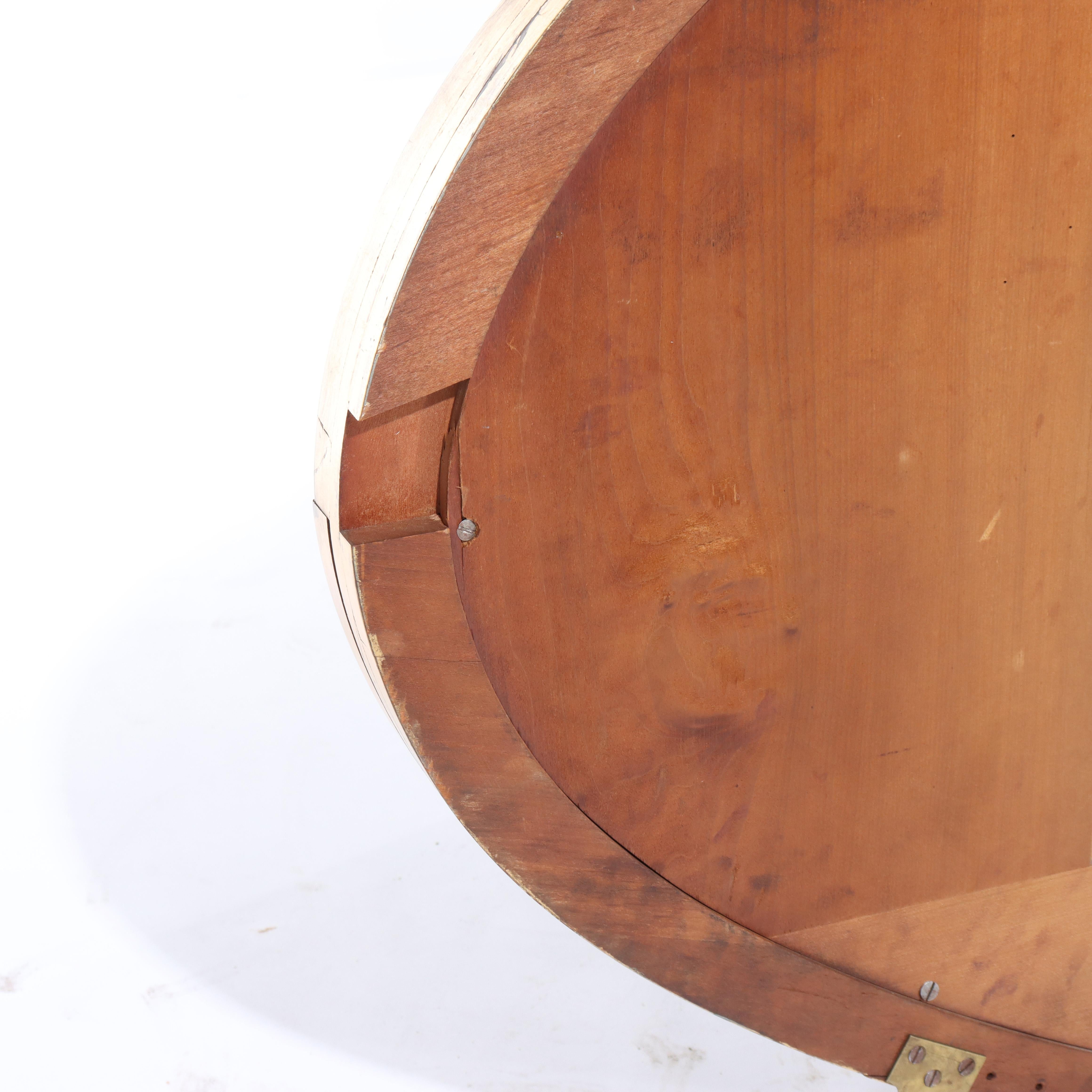 Miroir de cheminée surdimensionné en bois doré classique de Boston avec chérubins C1860 en vente 3