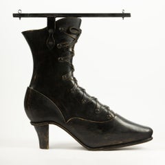 Oversized Carved Boot Trade Sign, Early 20th Century an Arresting Cobbler’s Sign